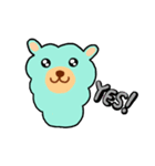 My Cute Alpaca（個別スタンプ：8）