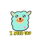 My Cute Alpaca（個別スタンプ：28）