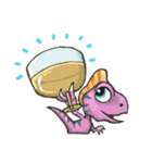 dinosaurs' daily life（個別スタンプ：36）