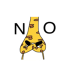 見切れキリン（個別スタンプ：2）