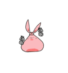 もちうさ＆ましゅまろ（個別スタンプ：4）