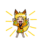 キツネのリンちゃん。（個別スタンプ：1）
