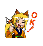 キツネのリンちゃん。（個別スタンプ：2）