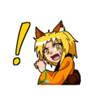 キツネのリンちゃん。（個別スタンプ：9）