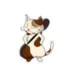 チェロ猫アントン（個別スタンプ：14）