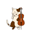 チェロ猫アントン（個別スタンプ：33）