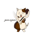 チェロ猫アントン（個別スタンプ：40）