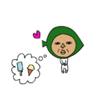 葉っぱのオヤジ。※妖精（個別スタンプ：21）