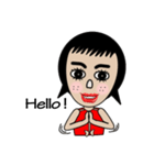 JJ Funny girl（個別スタンプ：1）