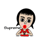 JJ Funny girl（個別スタンプ：9）