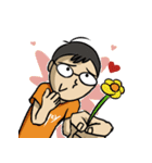 HAHA Glassesking again！（個別スタンプ：1）