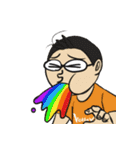 HAHA Glassesking again！（個別スタンプ：3）