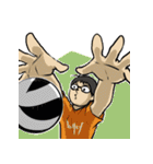 HAHA Glassesking again！（個別スタンプ：13）