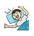 HAHA Glassesking again！（個別スタンプ：15）