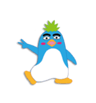 Pineapple Penguins（個別スタンプ：8）