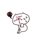 白ねこちゃんとうさ吉（個別スタンプ：19）