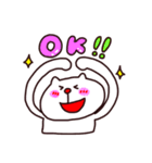 白ねこちゃんとうさ吉（個別スタンプ：39）