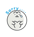 まん丸双子アザラシ（個別スタンプ：4）