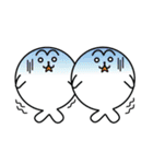 まん丸双子アザラシ（個別スタンプ：10）