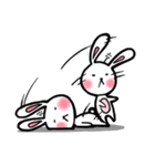 Hua rabbit ＆ Mi sheep（個別スタンプ：26）