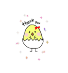 ぴーちゃんとぴーすけ（個別スタンプ：1）