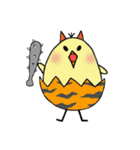 ぴーちゃんとぴーすけ（個別スタンプ：17）