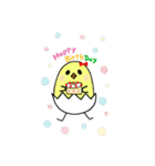 ぴーちゃんとぴーすけ（個別スタンプ：35）