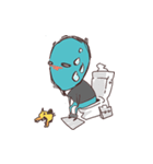 陰気なジョニー Blue Johnny（個別スタンプ：9）