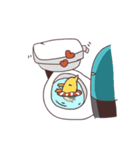 陰気なジョニー Blue Johnny（個別スタンプ：30）
