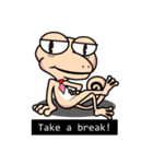 Fixed Kunbaz Gecko walking（個別スタンプ：5）