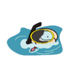Fixed Kunbaz Gecko walking（個別スタンプ：19）
