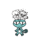Fixed Kunbaz Gecko walking（個別スタンプ：26）