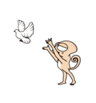Fixed Kunbaz Gecko walking（個別スタンプ：40）