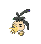 無言のはなグー（個別スタンプ：1）