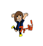 青黒サッカー応援宣言（個別スタンプ：1）