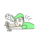 A normal day of tired edward（個別スタンプ：17）