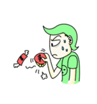 A normal day of tired edward（個別スタンプ：39）