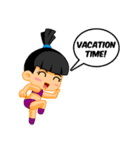 Vacation time（個別スタンプ：36）