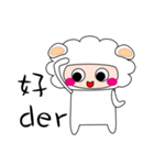 Happy little sheep（個別スタンプ：4）