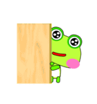 Small frog. Gua. Gua. Gua（個別スタンプ：34）