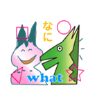 外国人とも手間なし簡単日常を伝える英会話（個別スタンプ：36）