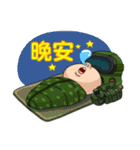 Taiwan cute army story（個別スタンプ：24）