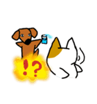 だるネコ＆スわん（個別スタンプ：14）