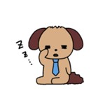 ネクタイ犬（個別スタンプ：15）