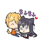 ねこわんこの恋愛日常（個別スタンプ：35）