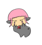 Happy Hippo embarrassed (worthy edition)（個別スタンプ：12）