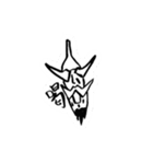 仙人筆と漢字一文字（個別スタンプ：27）