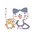 ハチワレとトラの日常（個別スタンプ：11）