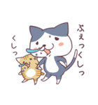 ハチワレとトラの日常（個別スタンプ：27）