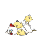 にわとり日和（個別スタンプ：5）
